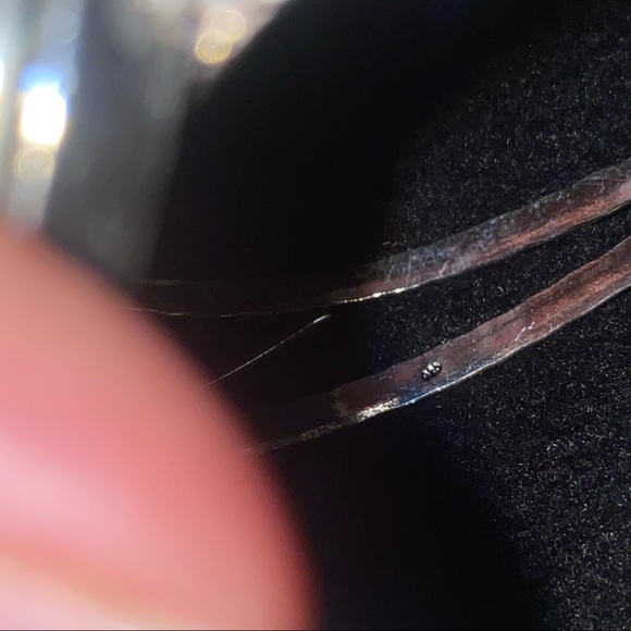 Exotic Pyrite teardrop handcrafted cuff - Picture 6 of 8